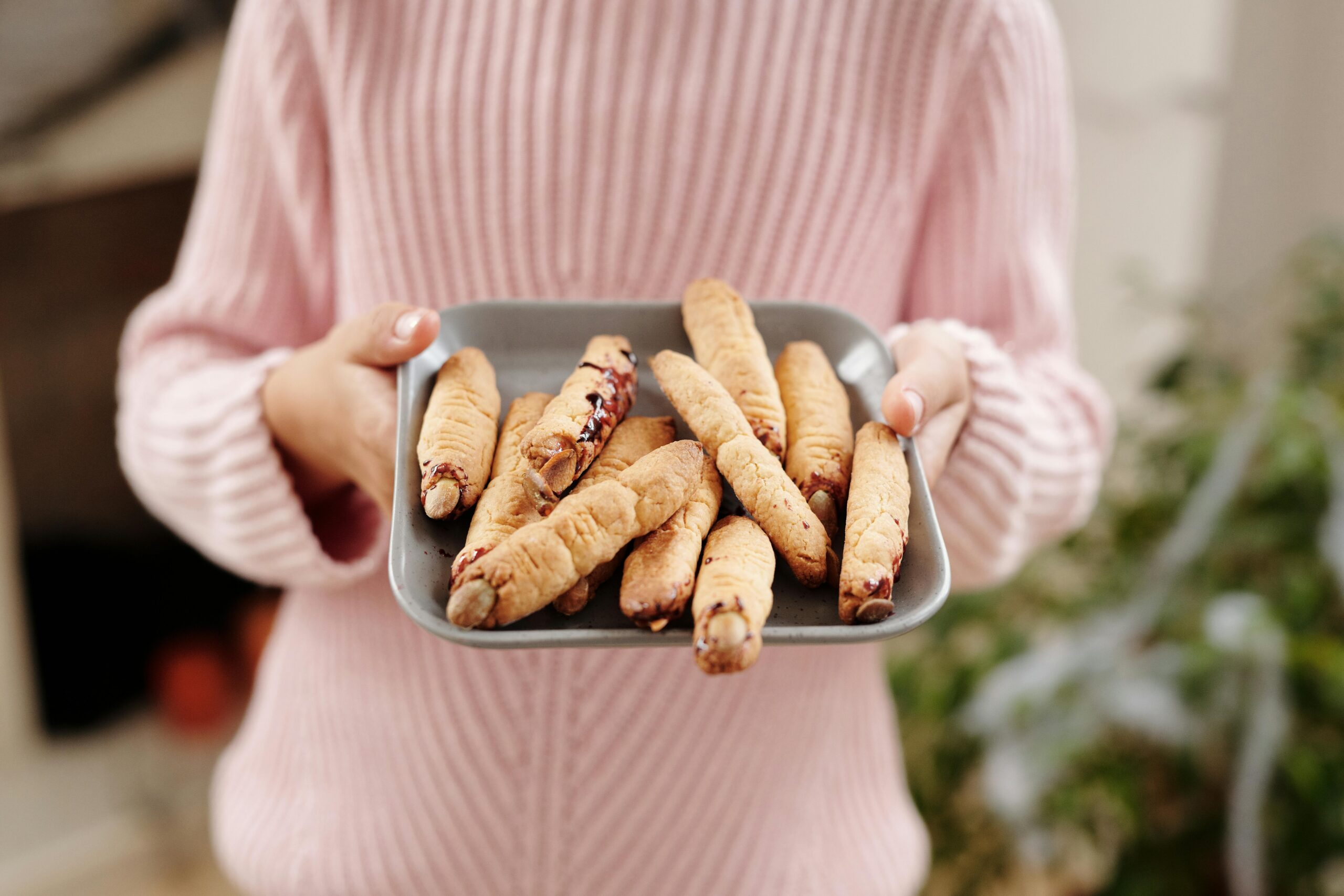 Spooky Witch Finger Cookies