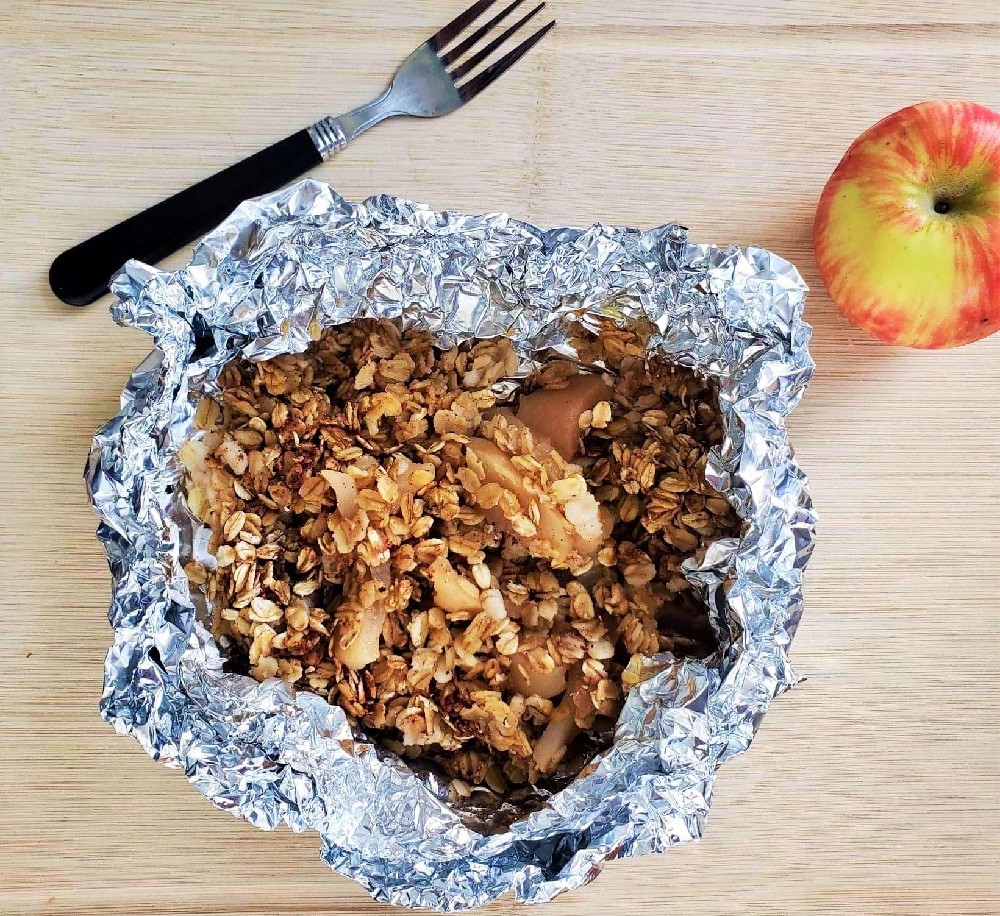 Campfire Apple Crisp Foil Packets