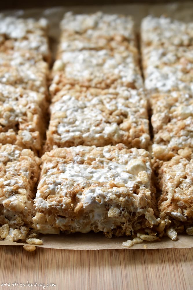 Ooey Gooey Fluffernutter Rice Krispie Treats