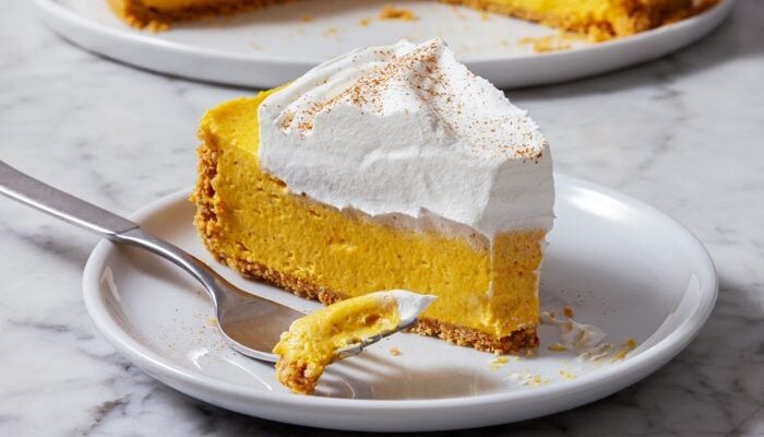 Luscious No-Bake Pumpkin Cheesecake